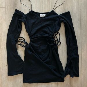 Oh Polly black mini dress